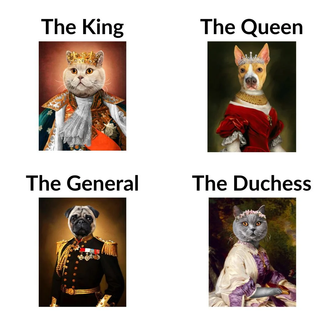 The King - Renaissance Pet Portrait - Image 6